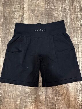 NVGTN Women’s Black Seamless Shorts- size medium